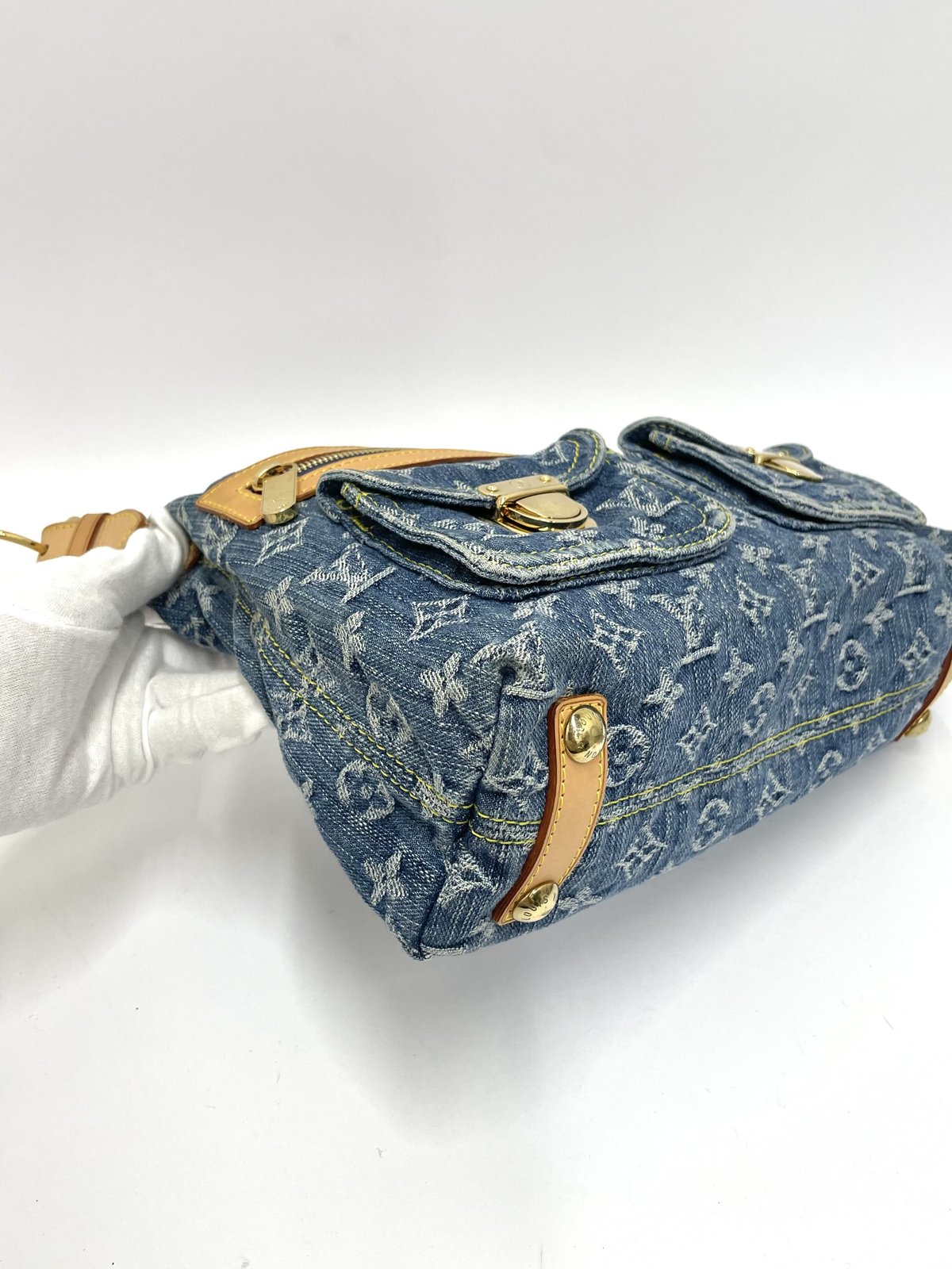 LOUIS VUITTON バギーPM ショルダーバッグ モノグラムデニム LOUIS VUITTON バギーPM ショルダーバッグ モノグラムデニム