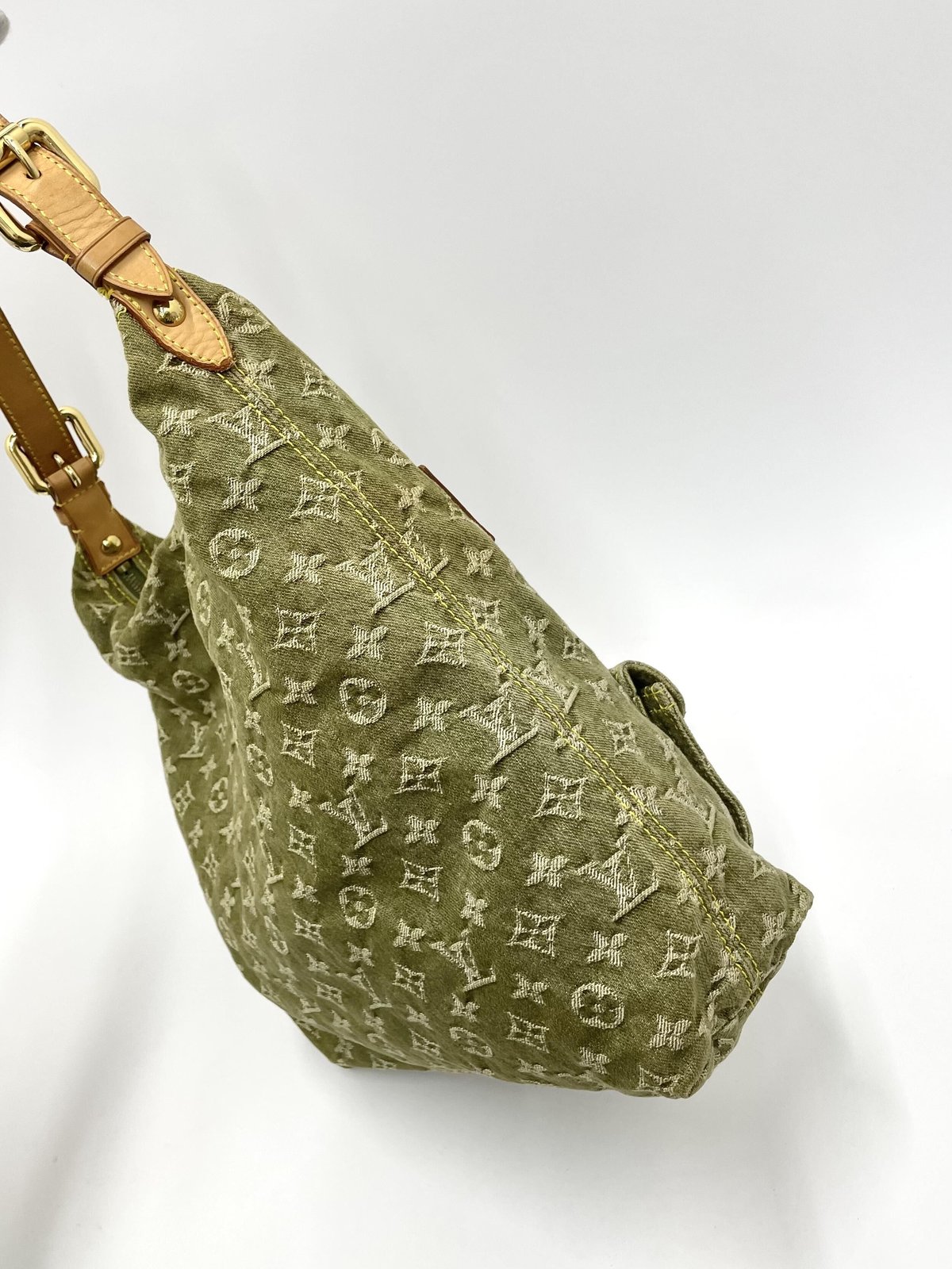 LOUIS VUITTON バギーGM モノグラムデニム ショルダーバッグ