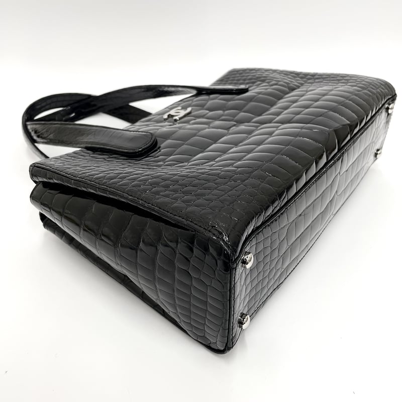 CHANEL ココマーク クロコ トートバッグ 11番代 | AMONA VINTAGE CHANEL ココマーク クロコ トートバッグ 11番代 | AMONA VINTAGE