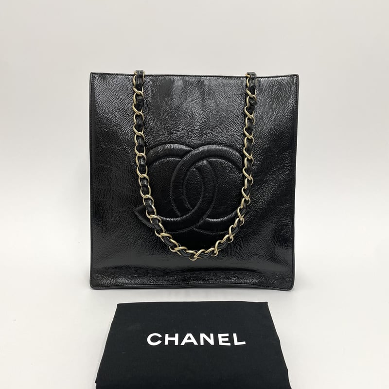 CHANEL ココマーク チェーンショルダートートバッグ 30番台 | AMONA