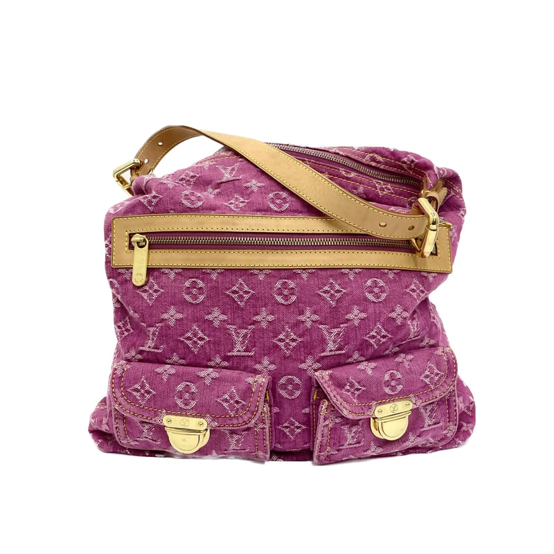 LOUIS VUITTON バギー GM モノグラムデニム フューシャ ピンク LOUIS VUITTON バギー GM モノグラムデニム フューシャ ピンク