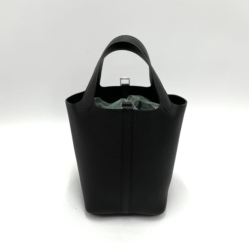 新品未使用　HERMES エルメス　ピコタンロック　PM ブラック　K シルバー HERMES エルメス ピコタンロックPM ブラック 黒 トリヨン