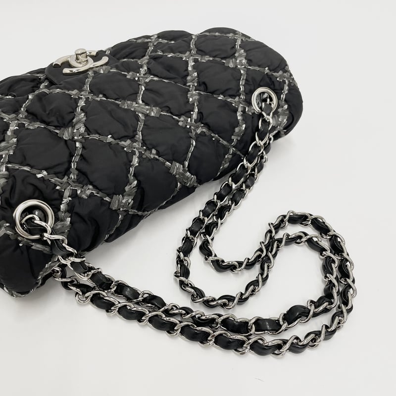 CHANEL マトラッセ ナイロン パリビザンス チェーンショルダー