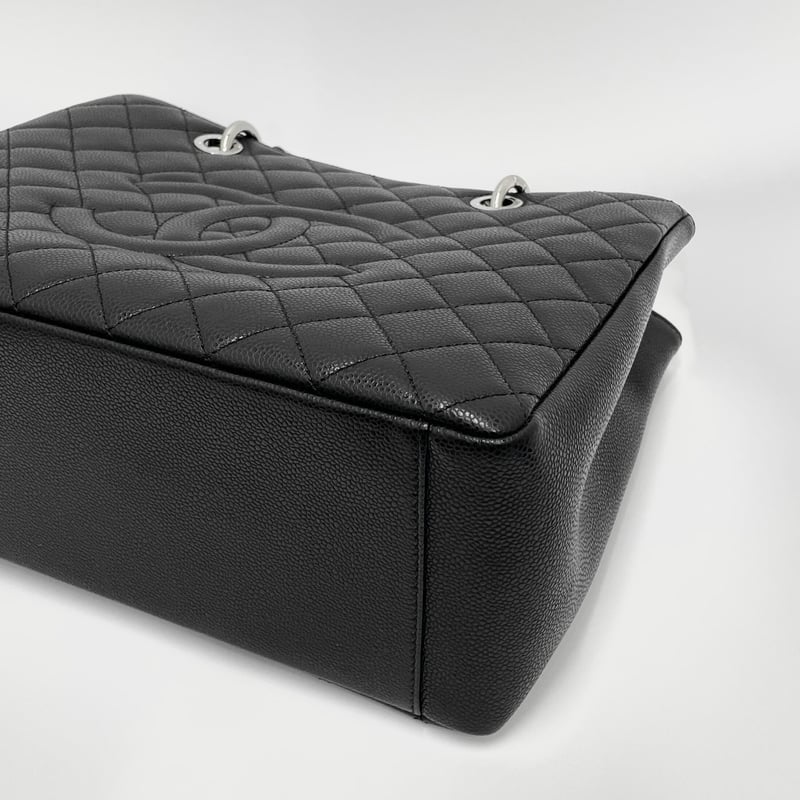 CHANEL キャビアスキン マトラッセGST チェーンショルダートート