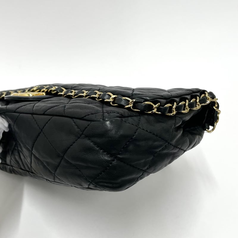 CHANEL マトラッセ チェーンショルダーバッグ 16番台 ラムスキン