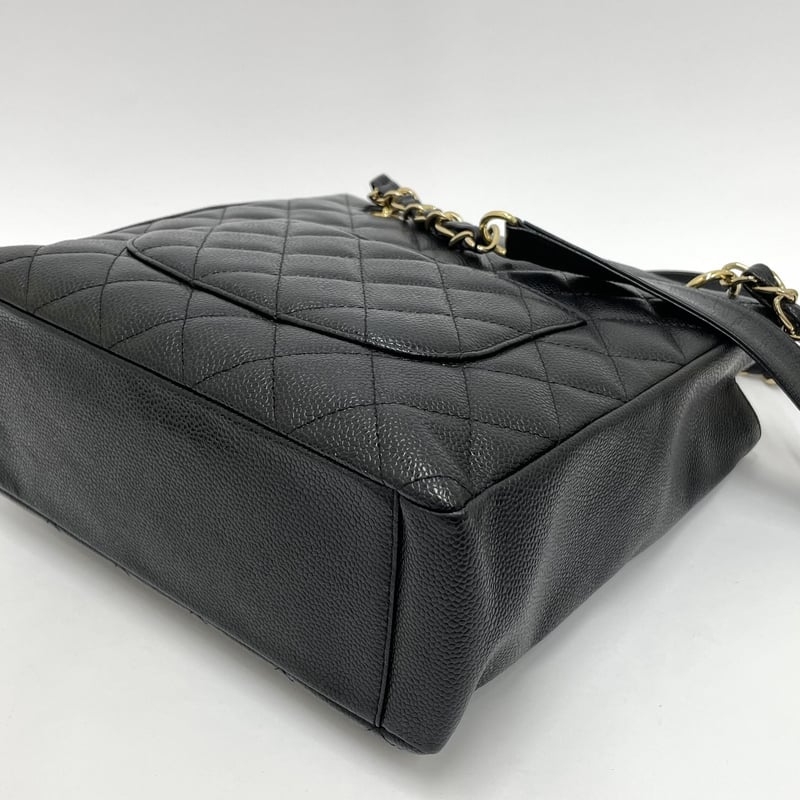 シャネル マトラッセ PST カーフィアスキン トートバッグ CHANEL キャビアスキン マトラッセPST チェーンショルダー