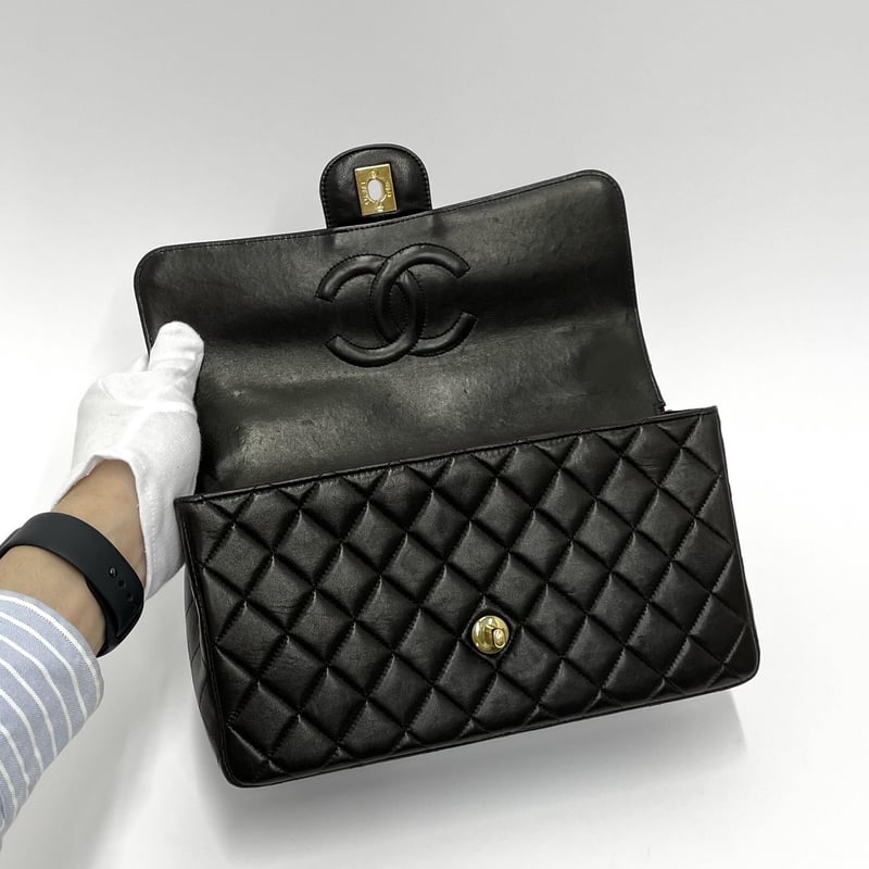 CHANEL 親子バッグ マトラッセハンドバッグ ラムスキン 2番台 | AMONA
