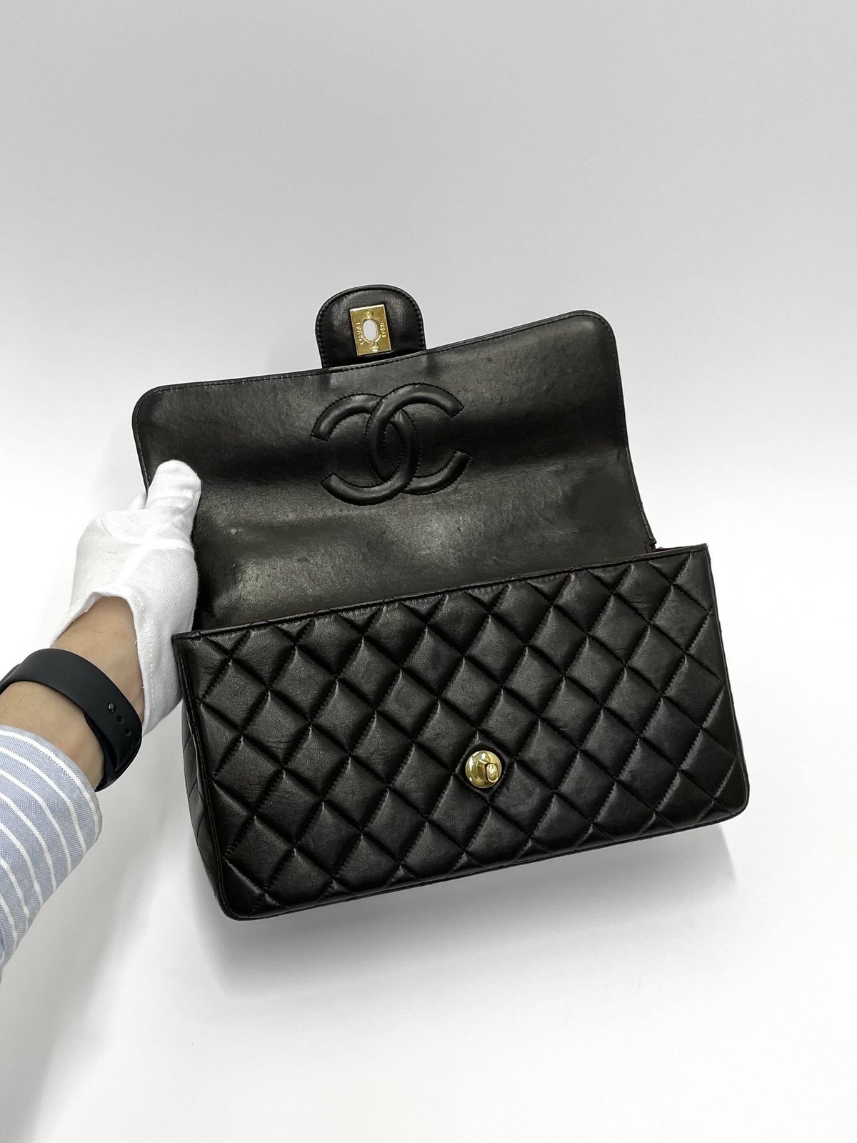 CHANEL 親子バッグ マトラッセハンドバッグ ラムスキン 2番台 | AMONA