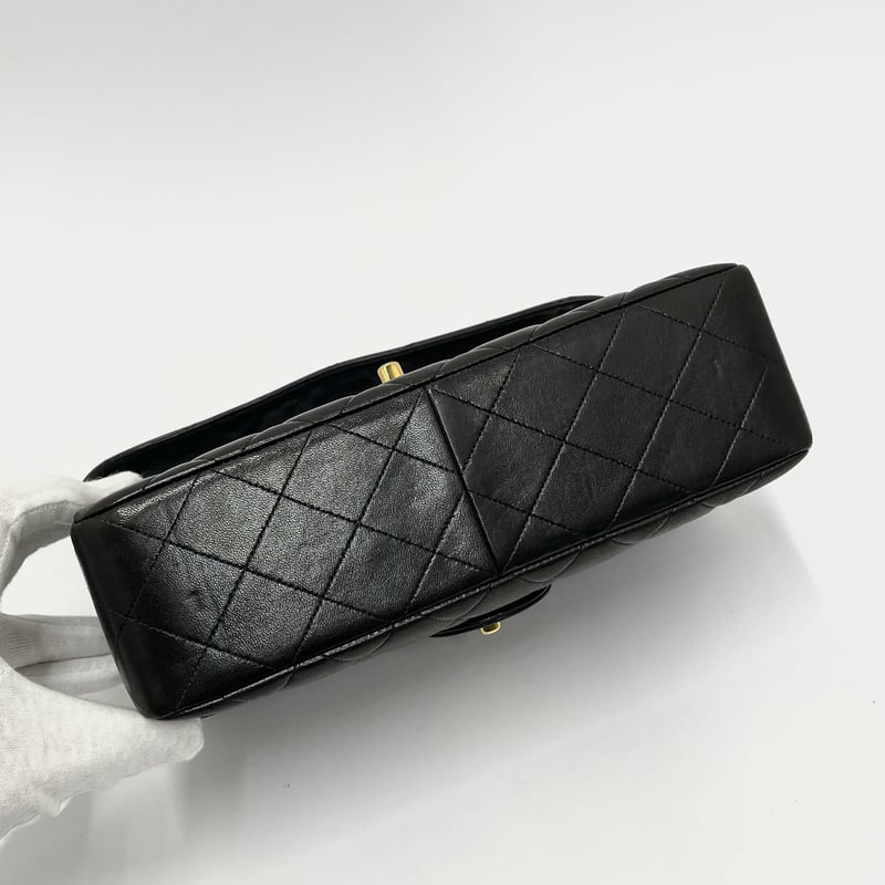 美品★　シャネル　Wフェイス　マトラッセ　ラムスキン　ショルダーバッグ　4番台 5he5367-e】シャネル ショルダーバッグ マトラッセ Wフラップ W