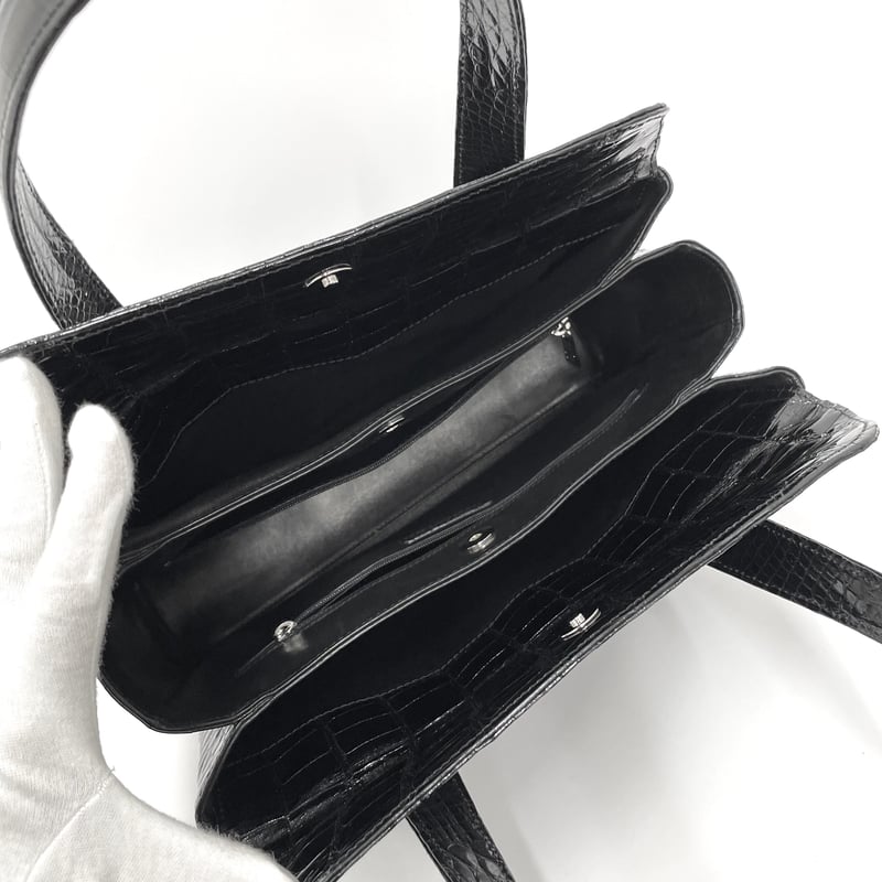 CHANEL ココマーク クロコ トートバッグ 11番代 | AMONA VINTAGE CHANEL ココマーク クロコ トートバッグ 11番代 | AMONA VINTAGE