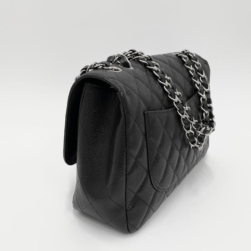 美品 シャネル マトラッセ キャビアスキン チェーンショルダーバッグ シール有 CHANEL ほぼ未使用 シール有 27番台 シャネル ビジネス