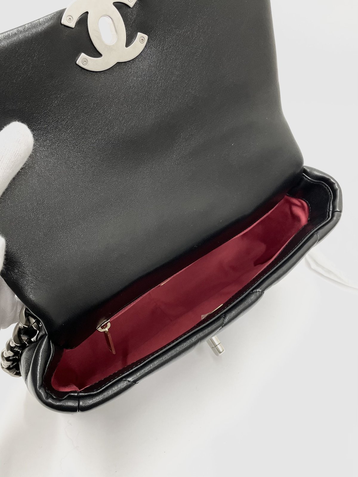 CHANEL19  デニム　チェーンショルダーバッグ　AS1160 シャネル CHANEL19 ココマーク 2WAY ブルー AS1160 デニム レディース
