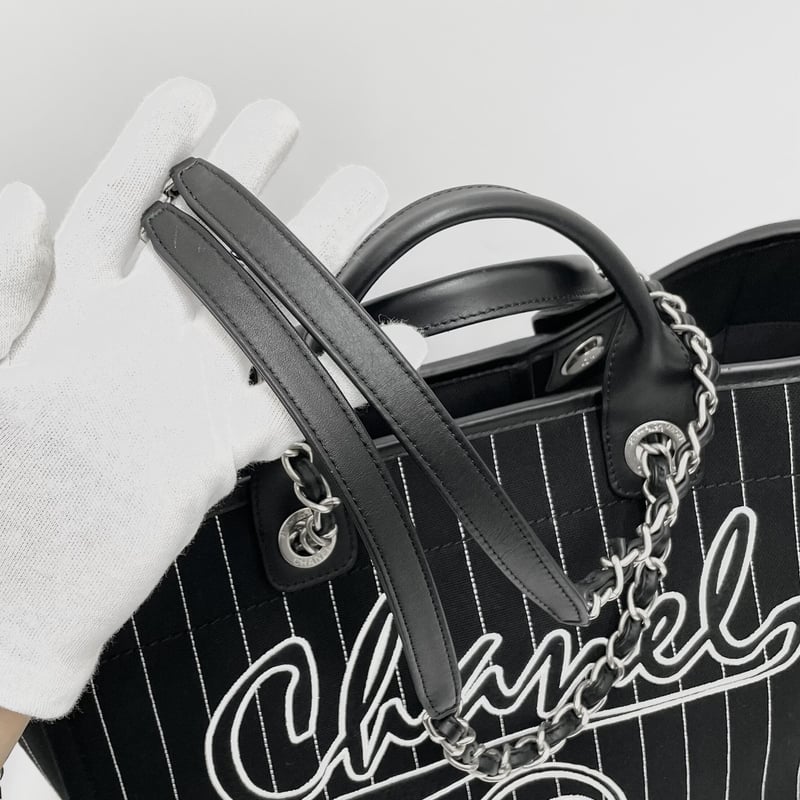 CHANEL 未使用品 ドーヴィル ライン トートバッグ ICチープランダム