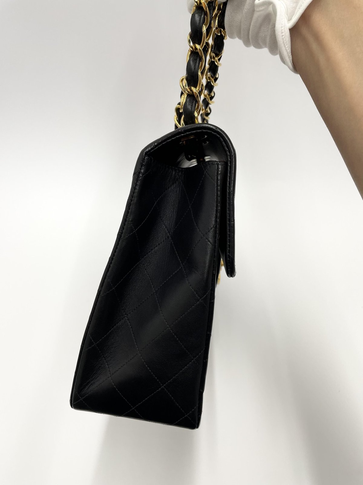 CHANEL ラムスキン デカマトラッセ 34 チェーンショルダーバッグ CHANEL ラムスキン デカマトラッセ 34 チェーンショルダーバッグ