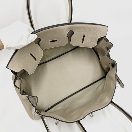 HERMES バーキンショルダー40 トルティエール/シルバー金具 トリヨンクレマンス ⬜︎L刻印