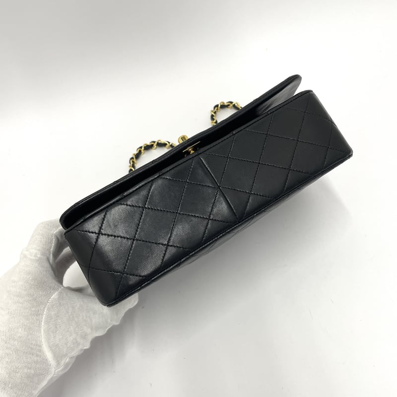 CHANEL ミニマトラッセ ラムスキン シングルフラップ シングルチェーン