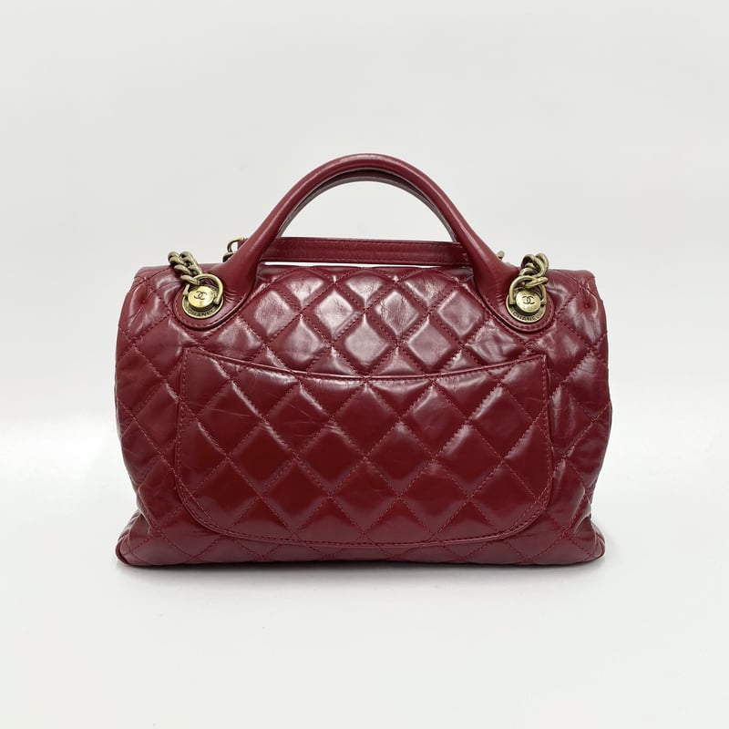 CHANEL マトラッセ トップハンドル 2way チェーンショルダー CHANEL マトラッセ トップハンドル 2way チェーンショルダー