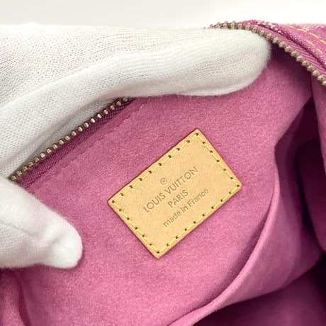 LOUIS VUITTON バギー GM モノグラムデニム フューシャ ピンク 2WAYショルダーバッグ M95210