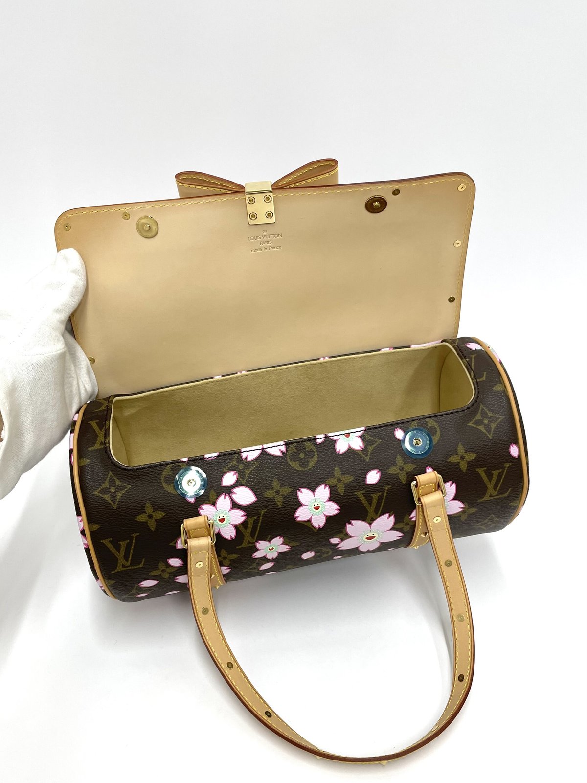 LOUIS VUITTON 村上隆限定モデル パピヨンGM チェリーブロッサム 