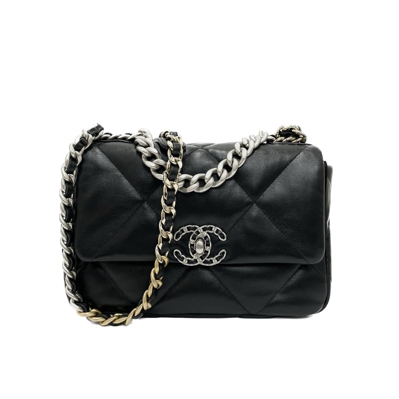 CHANEL 19ハンドバッグ/チェーンショルダーバッグ AS1160 ラムスキン