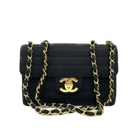 CHANEL コットン ビッグココ ダブルチェーンショルダーバッグJUMBO 3番台
