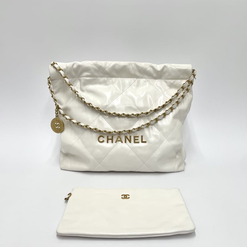 【即決】激レア！シャネルラムスキン バッグ 大サイズ白×ゴールド希少モデル超美品 楽天市場】シャネル バッグ レディース シャネル19 ラージ ハンドル