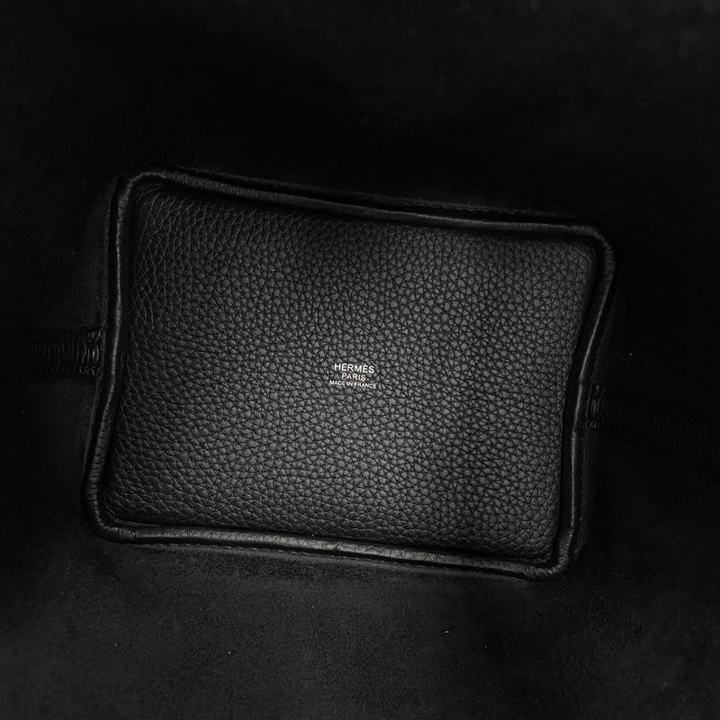 ピーマンピコpm ホースB×ブラック HERMES ピコタン ロック PM トリヨンクレマンス ブラック