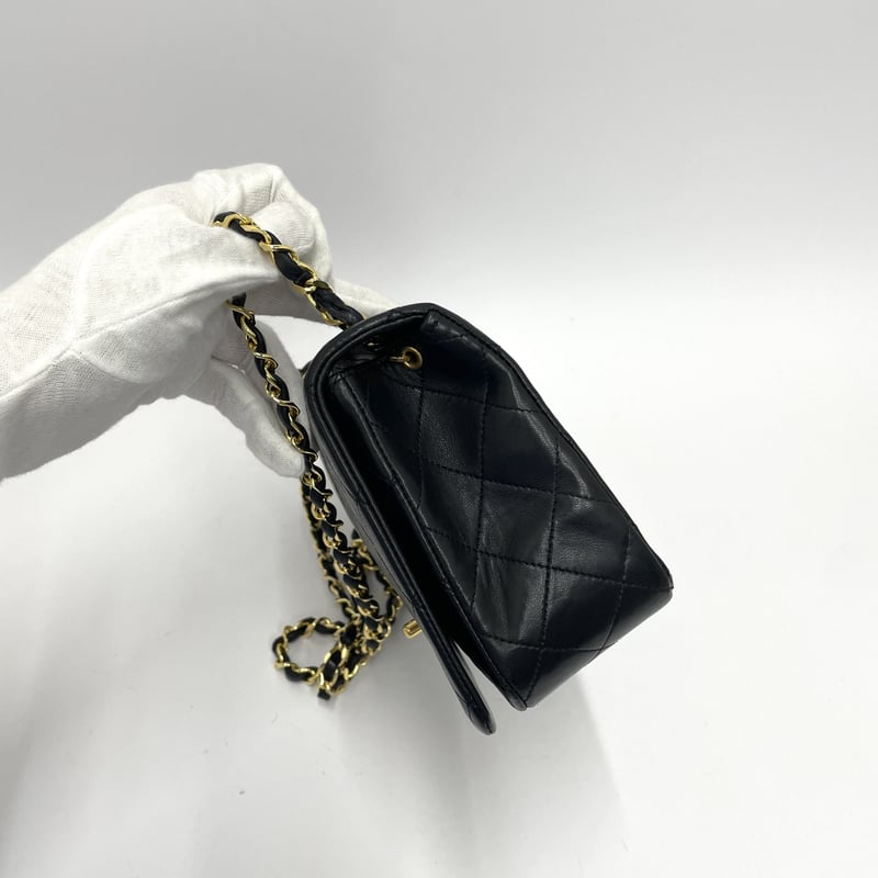 シャネル ミニマトラッセ ラムスキン シングルフラップ チェーンショルダーバッグ CHANEL シャネル ミニマトラッセ シングルフラップ チェーンショルダー