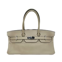 HERMES バーキンショルダー40 トルティエール/シルバー金具 トリヨンクレマンス ⬜︎L刻印