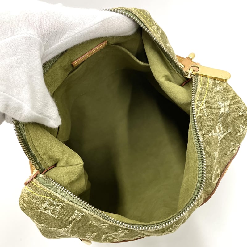 LOUIS VUITTON バギーGM モノグラムデニム ショルダーバッグ LOUIS VUITTON バギーGM モノグラムデニム ショルダーバッグ