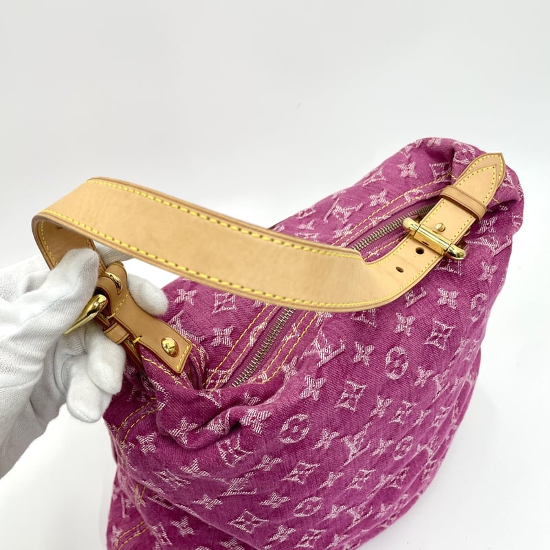 LOUIS VUITTON バギー GM モノグラムデニム フューシャ ピンク LOUIS VUITTON バギー GM モノグラムデニム フューシャ ピンク