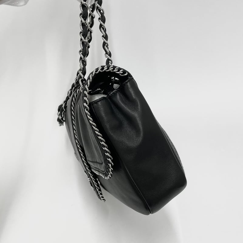 CHANEL ラムスキンWチェーンショルダーバッグ11番台 | AMONA VINTAGE