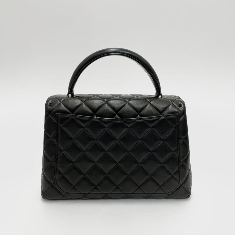 CHANEL ラムスキン ミニCOCOハンドル ハンドバッグ 4番台 CHANEL ラムスキン ミニCOCOハンドル ハンドバッグ 4番台