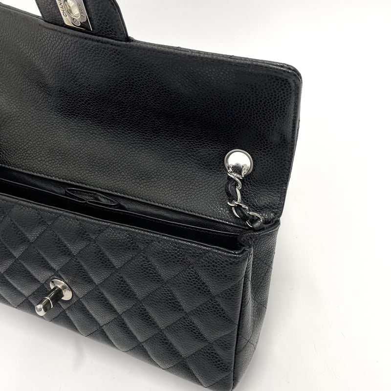 CHANEL キャビアスキン イーストウェスト チェーンショルダー CHANEL キャビアスキン イーストウェスト チェーンショルダー
