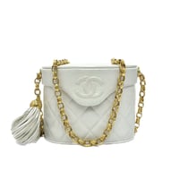 CHANEL ヴィンテージ ラムスキン バニティバッグ