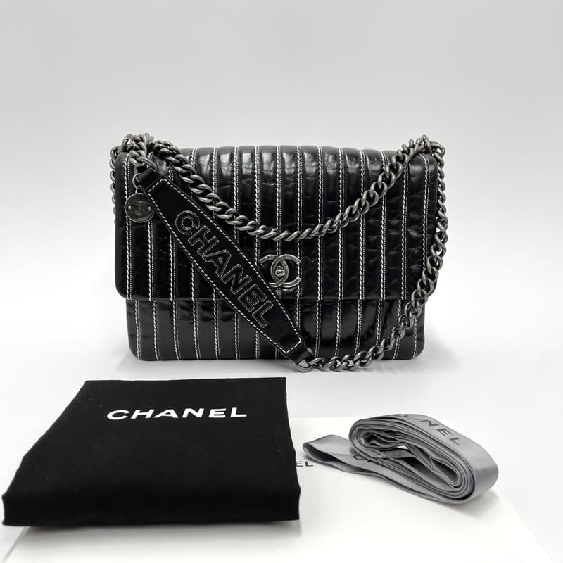 美品❣️シャネル ワイルドステッチ チェーンショルダー CHANEL シャネル ワイルドステッチ チェーンショルダーバッグ