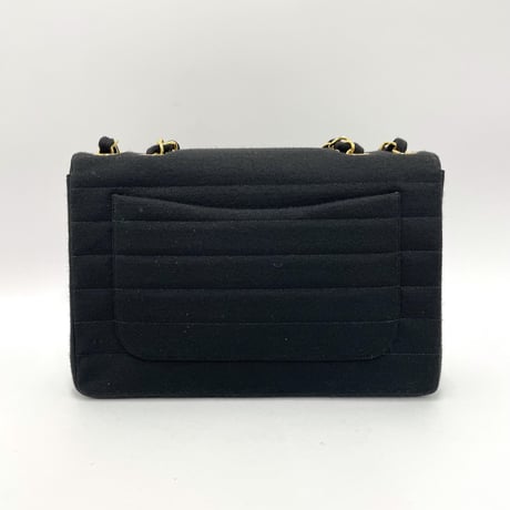CHANEL コットン ビッグココ ダブルチェーンショルダーバッグJUMBO 3番台