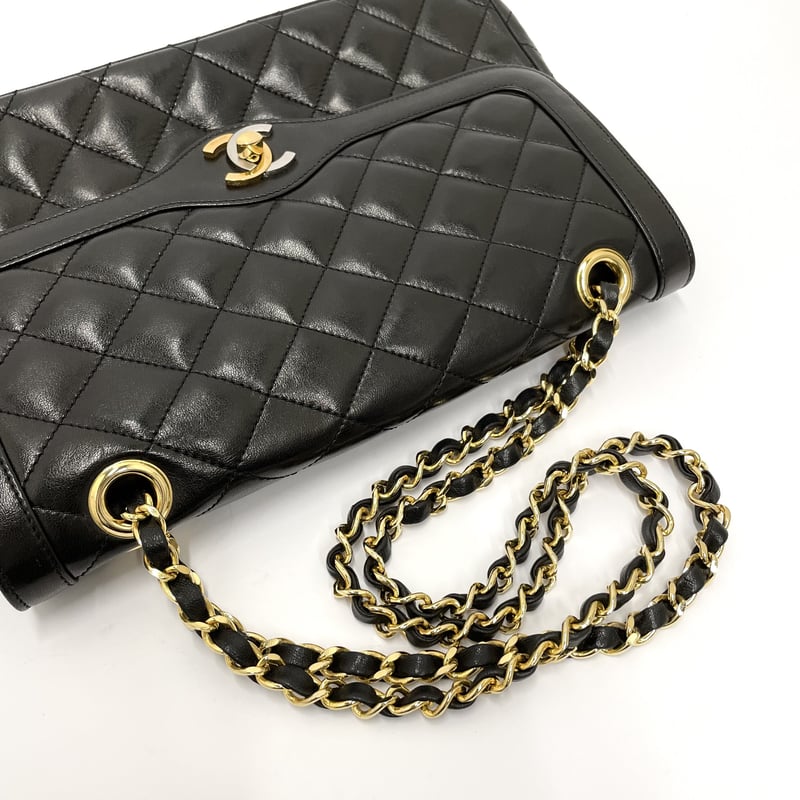 CHANEL パリ限定 マトラッセ Wチェーンショルダーバッグ 2番台