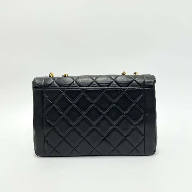 【稀少】CHANEL 黒シングルフラップ　マトラッセ　ショルダーバッグ マトラッセ シングルフラップシングルチェーンショルダーバッグ