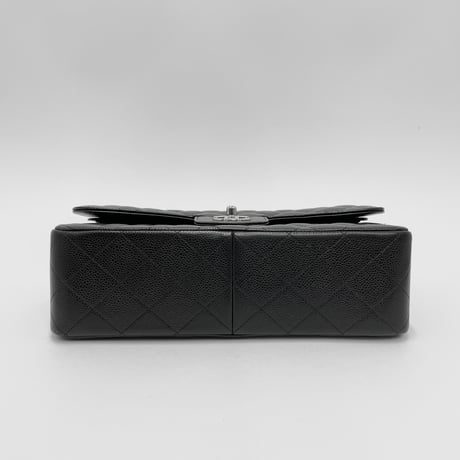 CHANEL マトラッセ キャビアスキンCF30 ダブルフラップ ダブルチェーン ショルダーバッグ 19番台