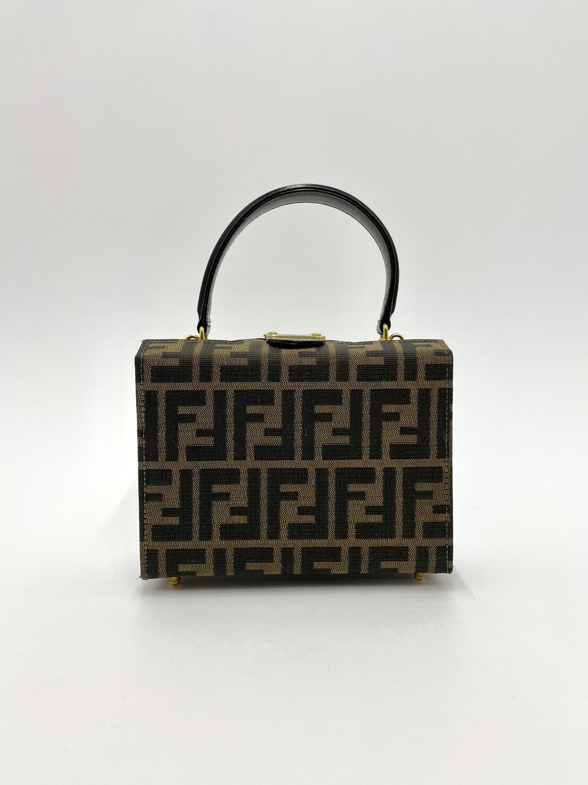 美品】FENDI フェンディ ズッカ 2way ショルダーバッグ ヴァニティ