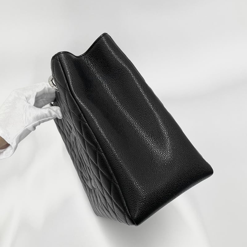 CHANEL キャビアスキン マトラッセGST チェーンショルダートート