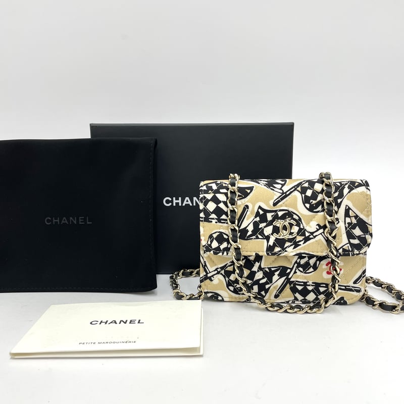 CHANEL チェーンショルダーバッグ ミニ マトラッセキルティング CHANEL チェーンショルダーバッグ ミニ マトラッセキルティング
