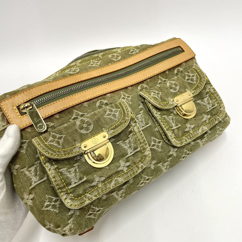 LOUIS VUITTON モノグラムデニム バギーPM ショルダーバッグ リケン