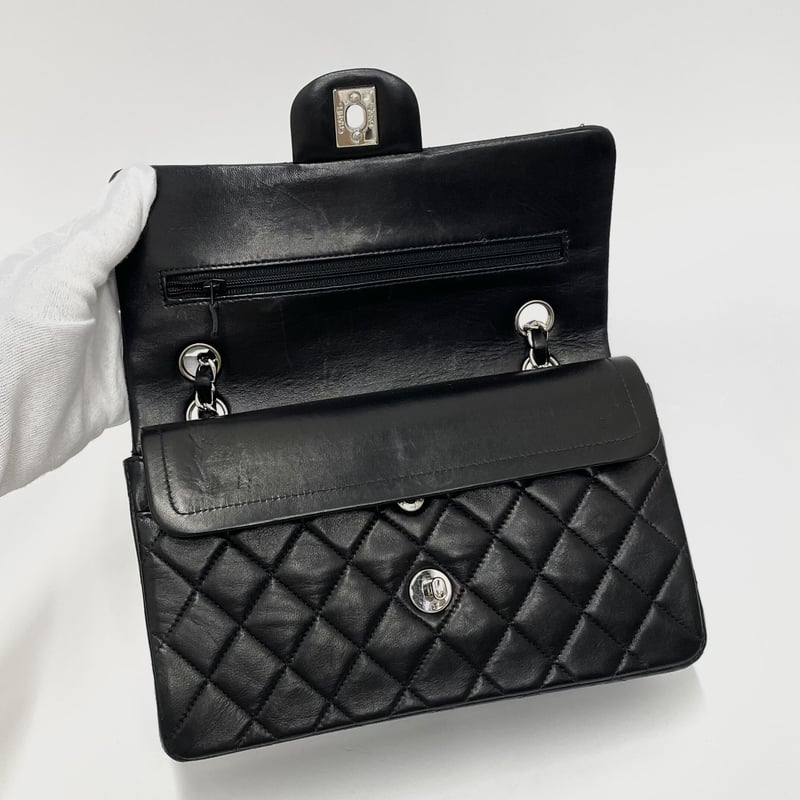 CHANEL ラムスキン マトラッセ23 Wフラップ チェーンショルダー CHANEL ラムスキン マトラッセ23 Wフラップ チェーンショルダー