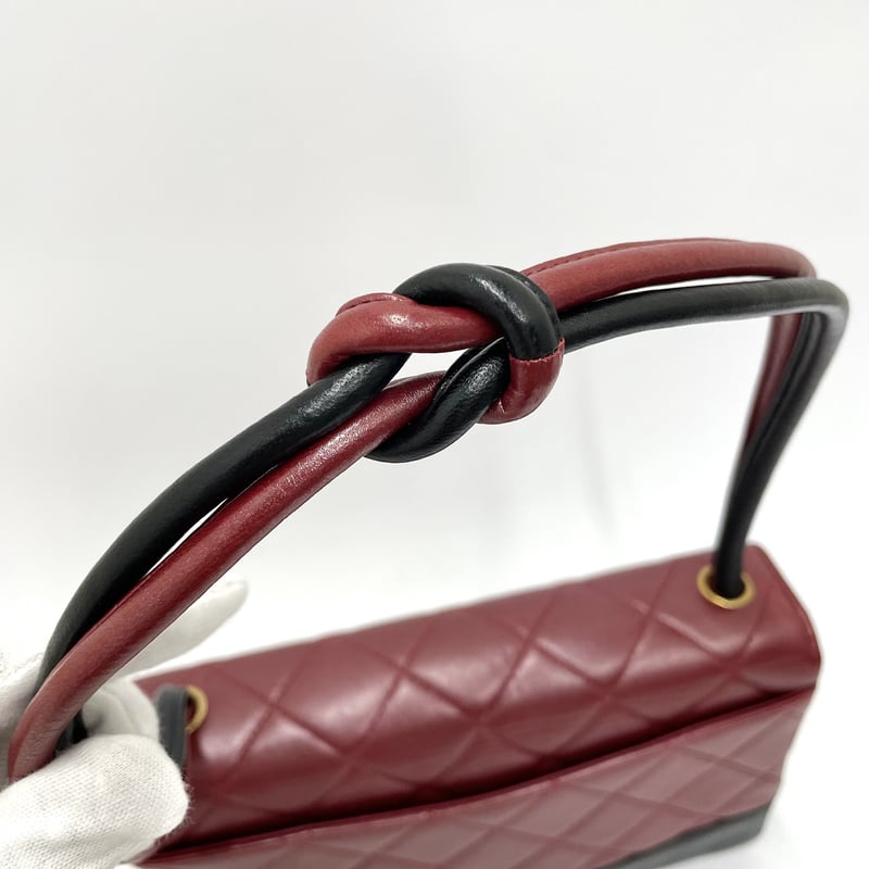 CHANEL レスモデル バイカラー ショルダーバッグ ブラック CHANEL レスモデル バイカラー ショルダーバッグ ブラック