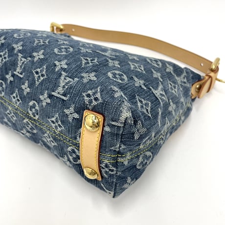 LOUIS VUITTON モノグラム デニム バギーPM ショルダーバッグ 付替ストラップ有り M95049
