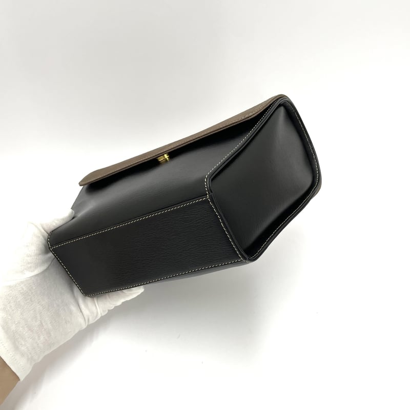 LOEWE ベラスケス ハンドバッグ ブラック LOEWE】ロエベ ベラスケス メタルハンドル バニティバッグ