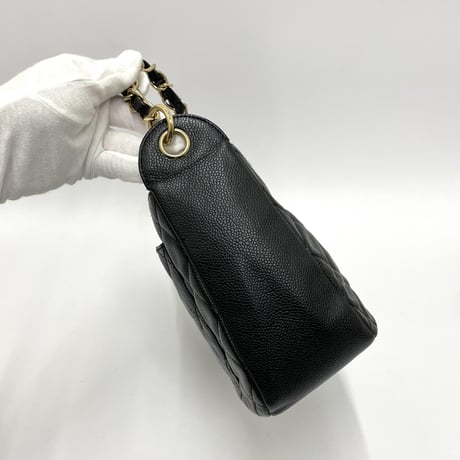 CHANEL キャビアスキン チェーンショルダーバッグ 9番台