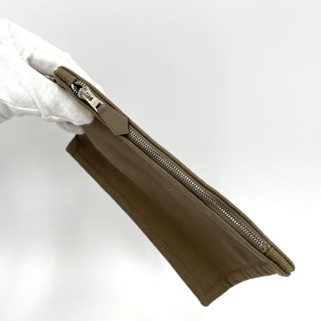 HERMES ヴァルパライソPM ハンドバッグ キャンバス/レザー エトゥープ